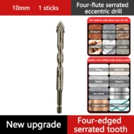 🏆Flash Sale⚡ 50K+ SOLD! 💥High-Strength 4-Flute Serrated Eccentric Drill Bit Kit - Image 21