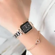 🌸Limited time 48% OFF✨⌚Couple's Fashion Rectangular Quartz Watch - Image 4