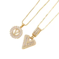 💍 2 Pack✨ Initial Letter Pendant Necklaces-Best Gift for your friends💝 - Image 27