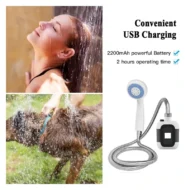 Portable Outdoor Shower with USB Rechargeable Battery - Image 5