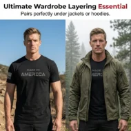 Men's Athletic Fit Crew Neck Tee - Image 4