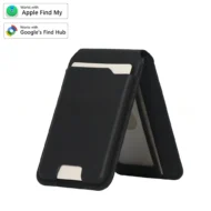 Smart MagSafe Wallet Made of Genuine Nappa Leather – with Apple Find My™ & Google Find Hub™, RFID Protection, and Wireless Charging.