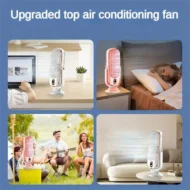🥳2026 HOT SALE🥳💞50K+ SOLD!💨🌙 50% OFF! Portable Table Fan – 5 speeds, ultra‑quiet, gentle breeze. Perfect for bedroom or office. Stay cool without noise! 😴✨ - Image 2