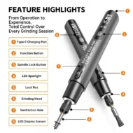 Portable Electric Polishing & Sanding Set – 6 speeds, 16,000 RPM, and safe operation! - Image 6