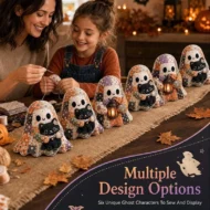 🎁Little Ghost's Cozy Halloween DIY Patchwork Kit - Image 4