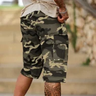 🩳50% OFF NOW! 🔥 Men's Camouflage Cargo Shorts – Multi-Pocket, Adjustable Waist & Breathable Fabric for Outdoor 🏕️ - Image 2