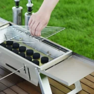 🔥Hot Sale 50% 0FF🔥Stainless Steel Folding Outdoor Barbecue - Image 8