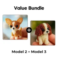 Colorful Beaded 3D Dog Model Kit - Image 12