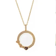 Retro Chic Locket Pendant Necklace - Image 17