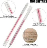 🎄Early Christmas 60% OFF🎉🎁 Glitter Gel Pen Set - Image 3