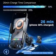 🔥HOT SALE 50% OFF🎁⚡Over 50,000 sold! 📱Smart 2-in-1 Car Rotating Mobile Phone Holder & Wireless Charger⚡ - Image 4