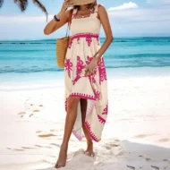 Women’s Summer Print Sleeveless Flowy Long Dress - Image 13