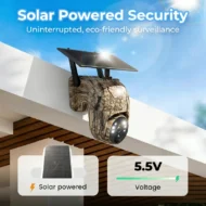🥳2026 HOT SALE🥳💞50K+ SOLD!🏠⚡ 50% OFF! 4MP Solar PTZ Camera – 355° pan & tilt, eliminates blind spots. Built-in battery, solar rechargeable. Two-way talk, instant alerts. Tough enough for any weather. 🌧️🛡️ - Image 4