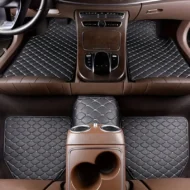 5 pcs Waterproof Leather Car Floor Mats - Image 2