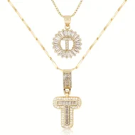 🎁New Year Sale 50% OFF💖2 Pack - Initial Letter Pendant Necklaces - Image 30