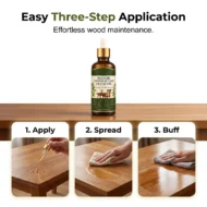 Wood Furniture Care Oil with Olive Oil - Image 4