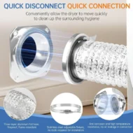 Magnetic Dryer Vent Coupling Connector Kit - Image 4