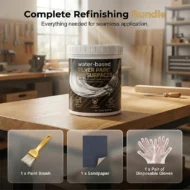 Water-Based Silver Paint for Metal & Wood - Image 9