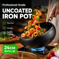 Professional-Grade Uncoated Iron Pot – 50% OFF Today! ⏳ - Image 14