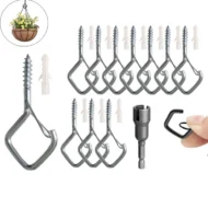 🛠️50% OFF NOW! 🔒 20Pcs Square Snap Clips Hooks – Secure Lock, Versatile & Durable for Bonsai, Lights & Decor ✨ - Image 8