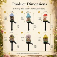 🎁2026 New Arrivals 50% OFF🌙🏡Solar Fairy-Tale Mushroom Cottage Garden Light - Image 9