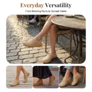 Women's Casual Perforated Wedge Slingback Sandals - Image 13