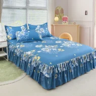 🥳SUMMER HOT SALE💞3-Piece Ruffled Bed Skirt Set - Image 11