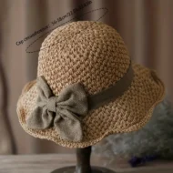 💥Hot Sales-49% OFF🔥Elegant Woven Straw Sun Hat with Bow - Image 16
