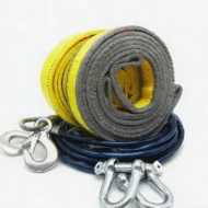 8-Ton Tow Rope with U-Shackle Hooks - Image 3