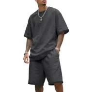 Men's Casual Two-Piece T-Shirt and Shorts Set - Image 12