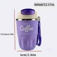 Stainless Steel Insulated Coffee Cup - Image 14
