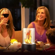 🔥 50% OFF! 🏠 Glass & Metal Tabletop Fireplace – Portable, Smoke-Free for Indoor & Outdoor Use, With Ethanol Burner & Cozy Decorative Accentuator for Your Home ✨ - Image 7