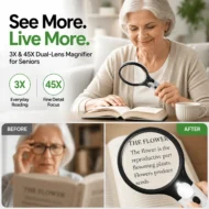 🎁HOT SALE 50% OFF🔥3X & 45X Dual-Lens Magnifier