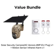 🥳2026 HOT SALE🥳💞50K+ SOLD!🏠⚡ 50% OFF! 4MP Solar PTZ Camera – 355° pan & tilt, eliminates blind spots. Built-in battery, solar rechargeable. Two-way talk, instant alerts. Tough enough for any weather. 🌧️🛡️ - Image 15