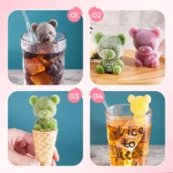 Cute Bear Silicone Ice Cube Mold - Image 5