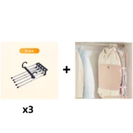 🔥Buy More Save More🔥Household Multifunctional Telescopic Folding Multi-layer Pants Storage Rack - Image 18