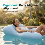 🎁Skin-Friendly PVC Pool Lounger Float - Image 8