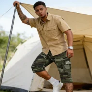 🩳50% OFF NOW! 🔥 Men's Camouflage Cargo Shorts – Multi-Pocket, Adjustable Waist & Breathable Fabric for Outdoor 🏕️ - Image 4