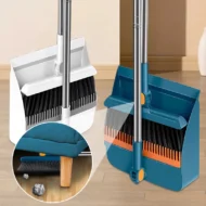 Stand-Up Dustpan Set with 180° Rotating Broom - Image 10