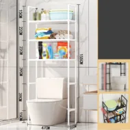 No-Drill Bathroom & Laundry Organizer Shelf - Image 8