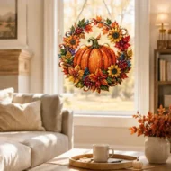 🎁 Hot Sale 49% OFF 🔥Pumpkin Diamond Art DIY Hanging Ornament Kit - Image 7