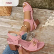 🌸NEW HOT SALE 50% OFF✨Women's Chunky Heel Ankle Strap Sandals - Image 9