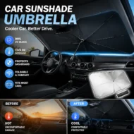 ✨Summer Hot Sale☀️Car Windshield Sun Shade Umbrella - Image 11