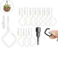 🛠️50% OFF NOW! 🔒 20Pcs Square Snap Clips Hooks – Secure Lock, Versatile & Durable for Bonsai, Lights & Decor ✨ - Image 7