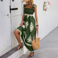Women’s Summer Print Sleeveless Flowy Long Dress - Image 8