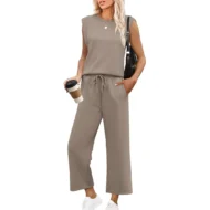 🌺 Hot Sale 49% OFF🌺 New Women's  Sleeveless Top & Wide-Leg Pants 2-Piece Set - Image 6