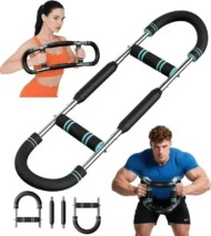 ✨🔥Adjustable weight bar for arm trainers, arm and torso strength training equipment, portable training device for home gyms and fitness - Image 6