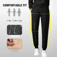 Unisex Warm-Lined Jogging Pants - Image 12