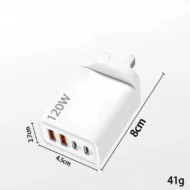 120W 4-Port Fast Charger Block - Image 10