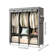 🔥Last Day Sale 49%🔥Easy-to-assemble wardrobe made of non-woven fabric - Image 6